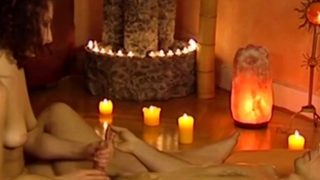 Handjob Honey Relaxes His Penis