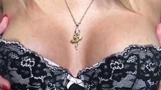 Big boobs milf masturbates with her dildo