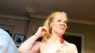 home made amateur blonde Masturbating