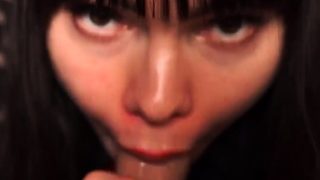 The teacher recorded a tutorial on blowjobs with my sausage