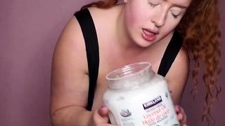 Great Big Boobs On Masturbating Redhead