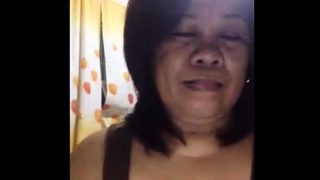 Filipina Granny Big Clit Show