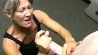 Sexy cougar Leilani Lei spots Mikey and wants to make him