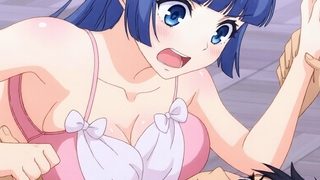 Anime MILF gets on all fours and begs for deep pounding
