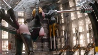Big Ass Balerina Dominated and Destroyed by BDSM Fuckmachine